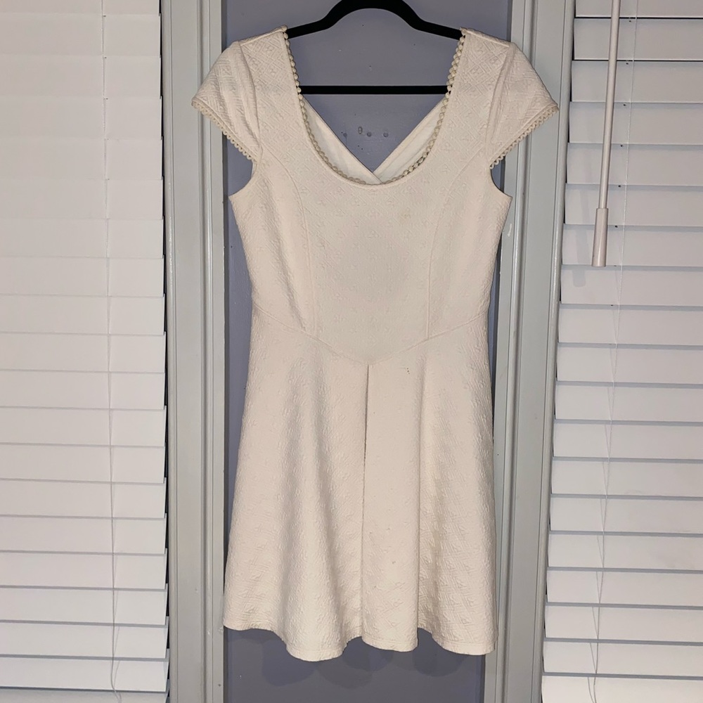 Women’s Free People White Skater Dress Small - Picture 4 of 8
